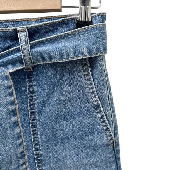 Kut From The Kloth Reese High-Rise Ankle Straight Leg Tie Belt Jeans Women Sz.00 - Picture 5 of 14
